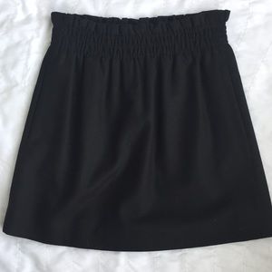 J. Crew Wool-blend Skirt w/ cinched elastic waist!